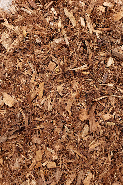 Western Red Cedar Bark Mulch Green Mountain Garden Landscape Materials